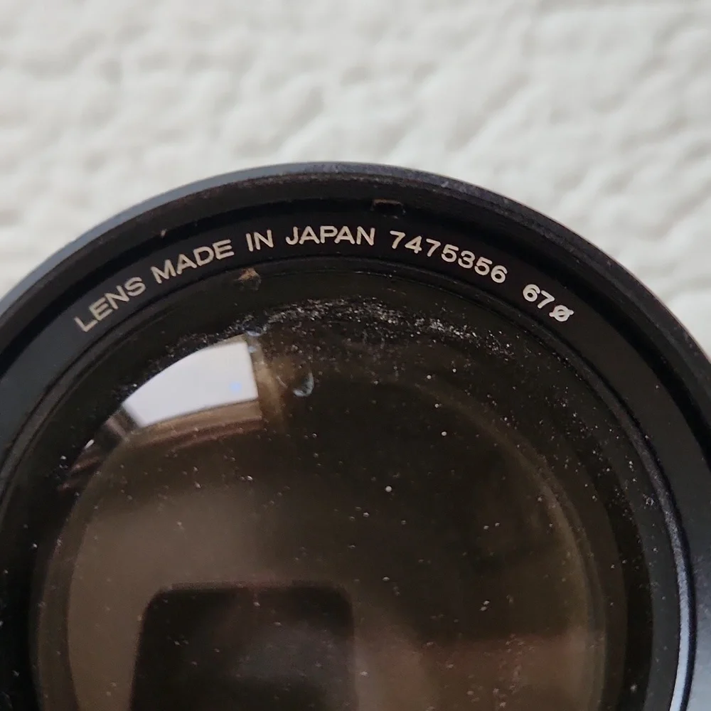 Konica Hexanon AR 200mm F3.5 Made In Japan Camera Lens Adapter 90's Resortwear